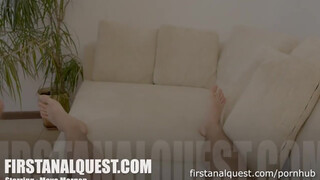 Maya Morgen a 18 éves tini kisasszony - First Anal Quest