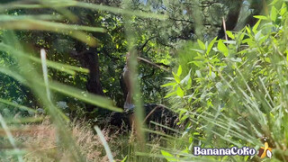 BananaCoko a szabadba közösül