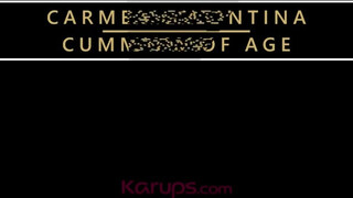 Karups - Carmen Valentina fiatal krapekkal kúr